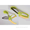 double blade stainless steel scissor for cutting fruit ,salad